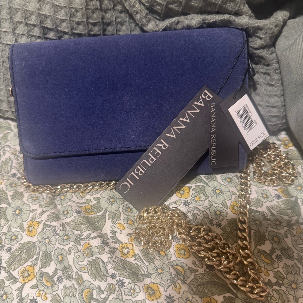 Elegant Blue Purse-Banana Republic BRAND NEW WITH TAGS
